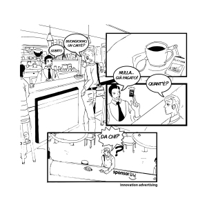 fumetto pubblicità in campania